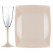 Vaisselle Jetable Extra Dur Beige